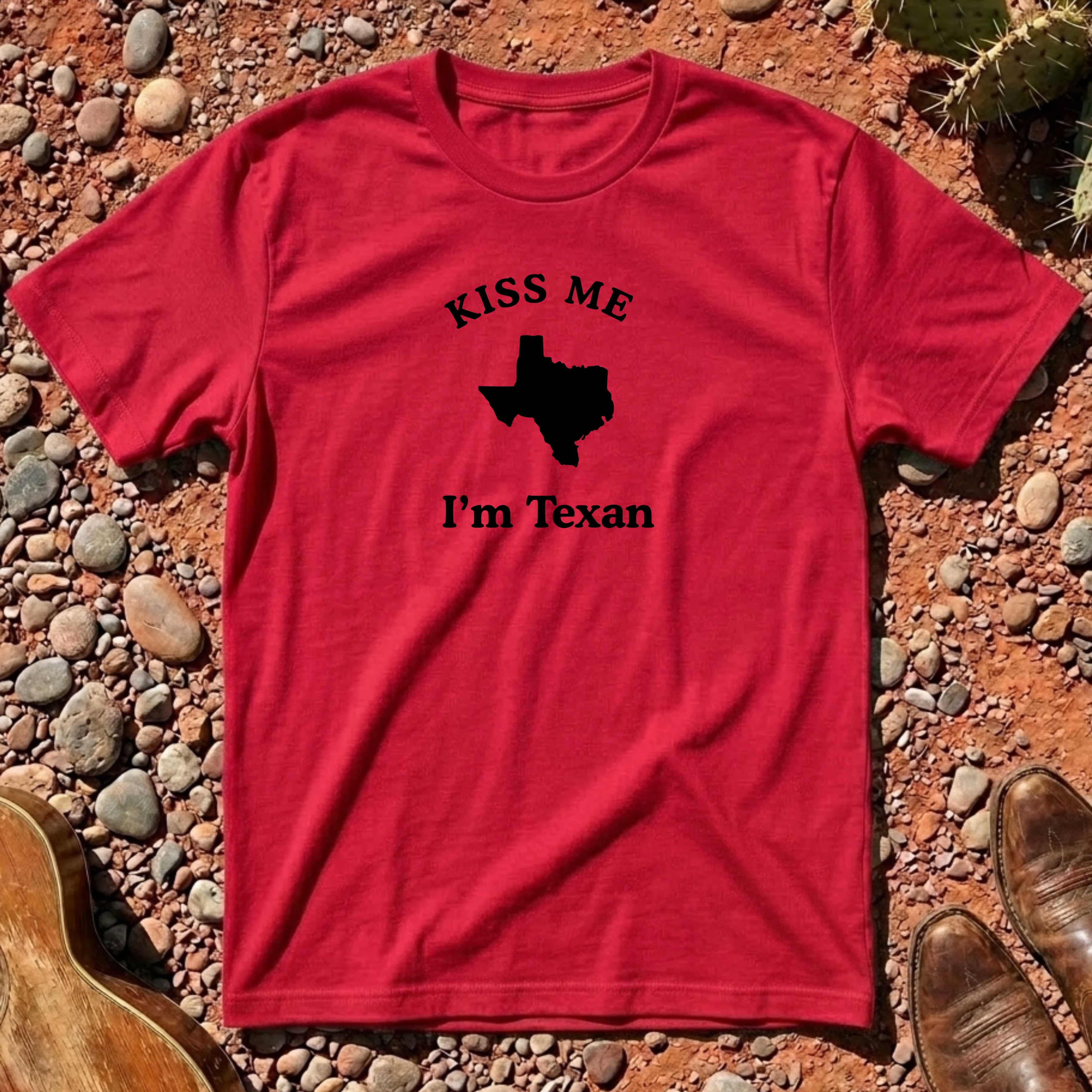Kiss Me I'm Texan T-Shirt