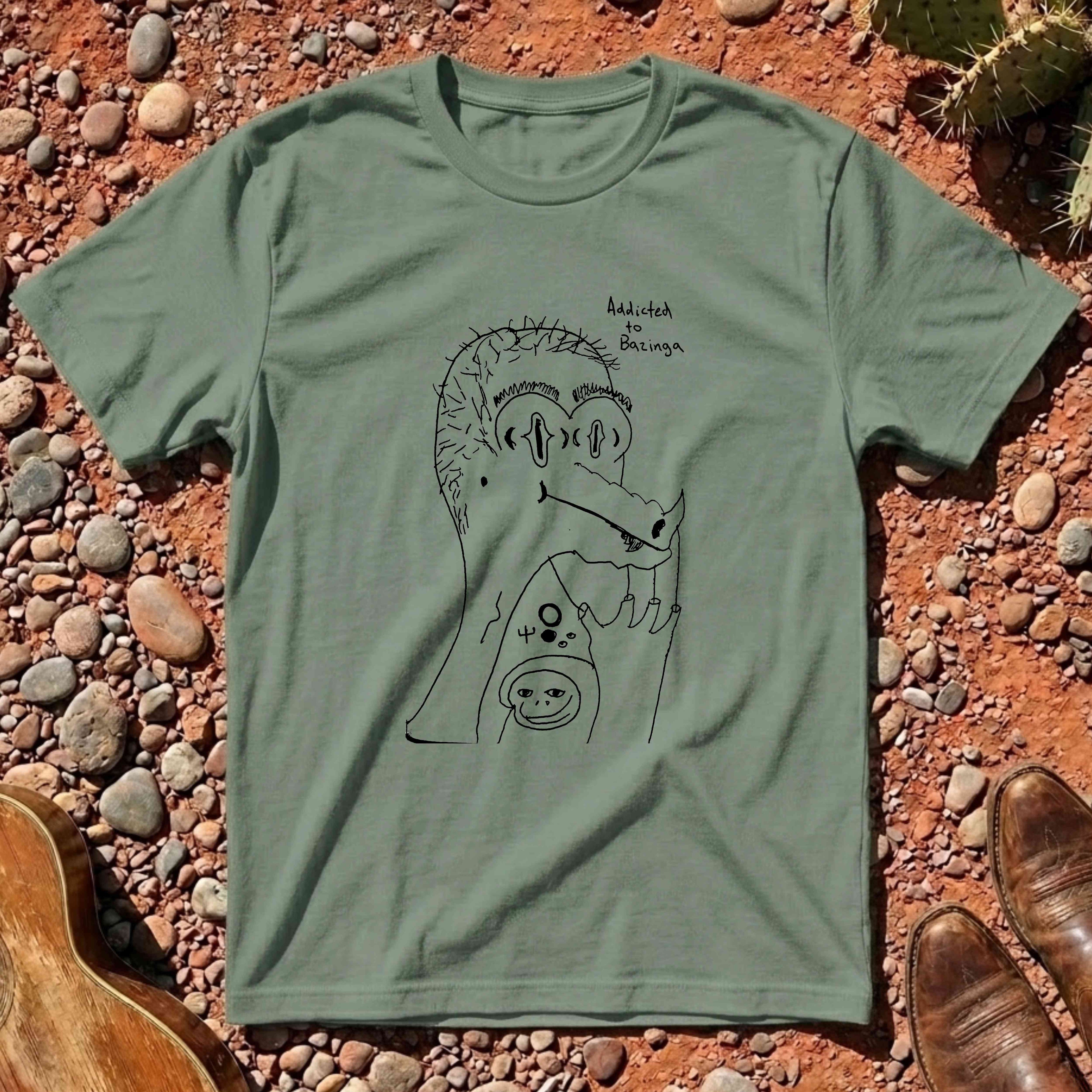 Addicted to Bazinga T-Shirt
