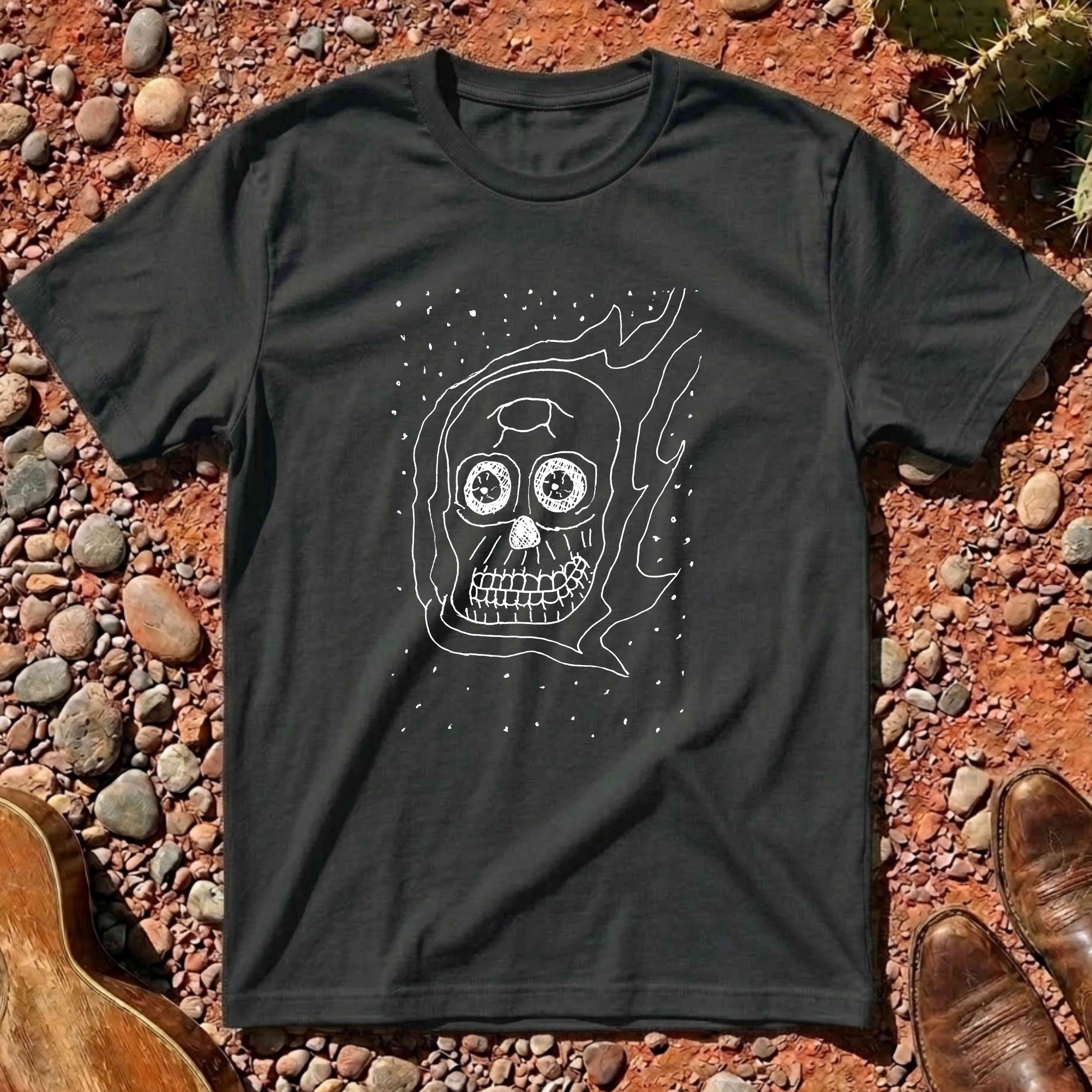 Flaming Skull T-Shirt