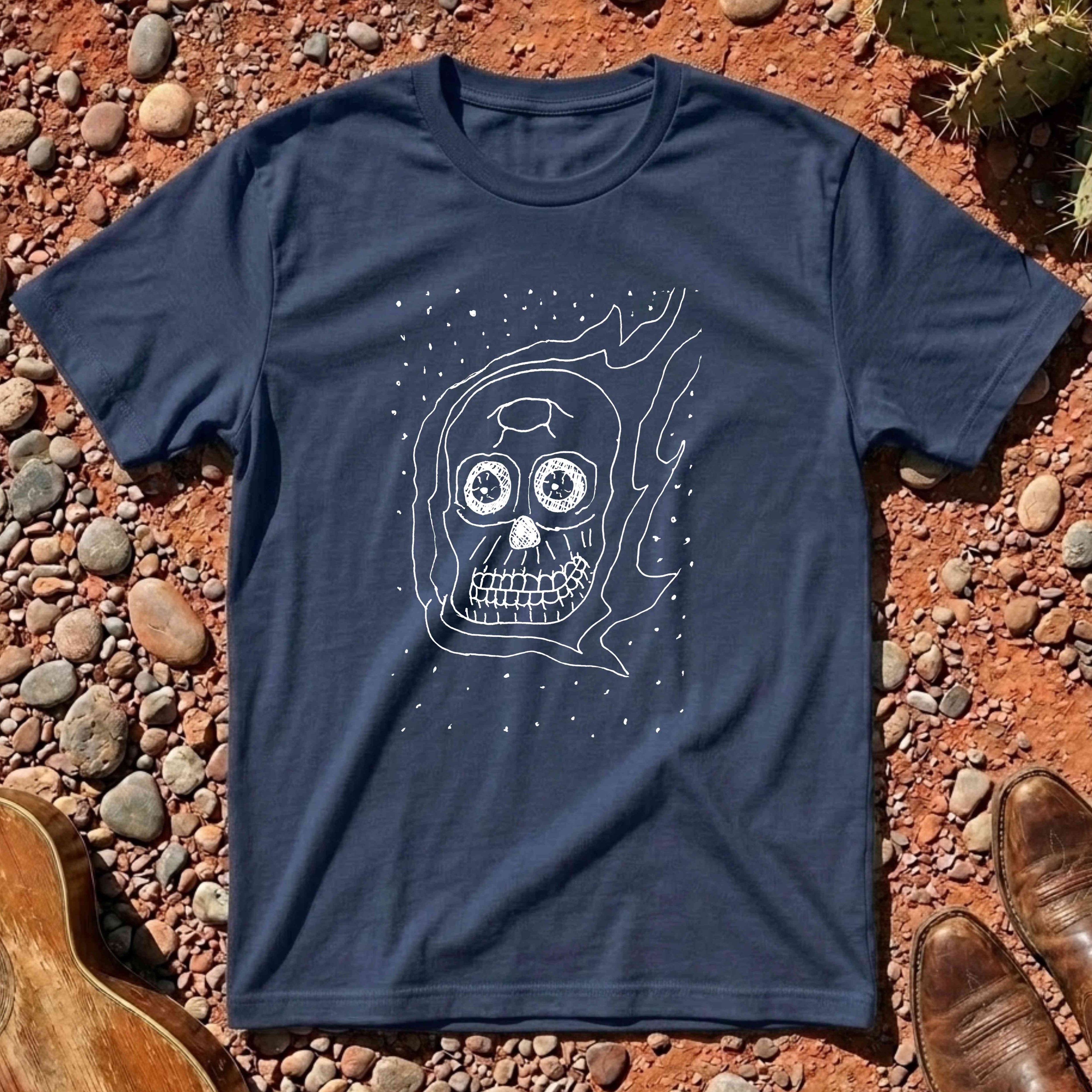 Flaming Skull T-Shirt